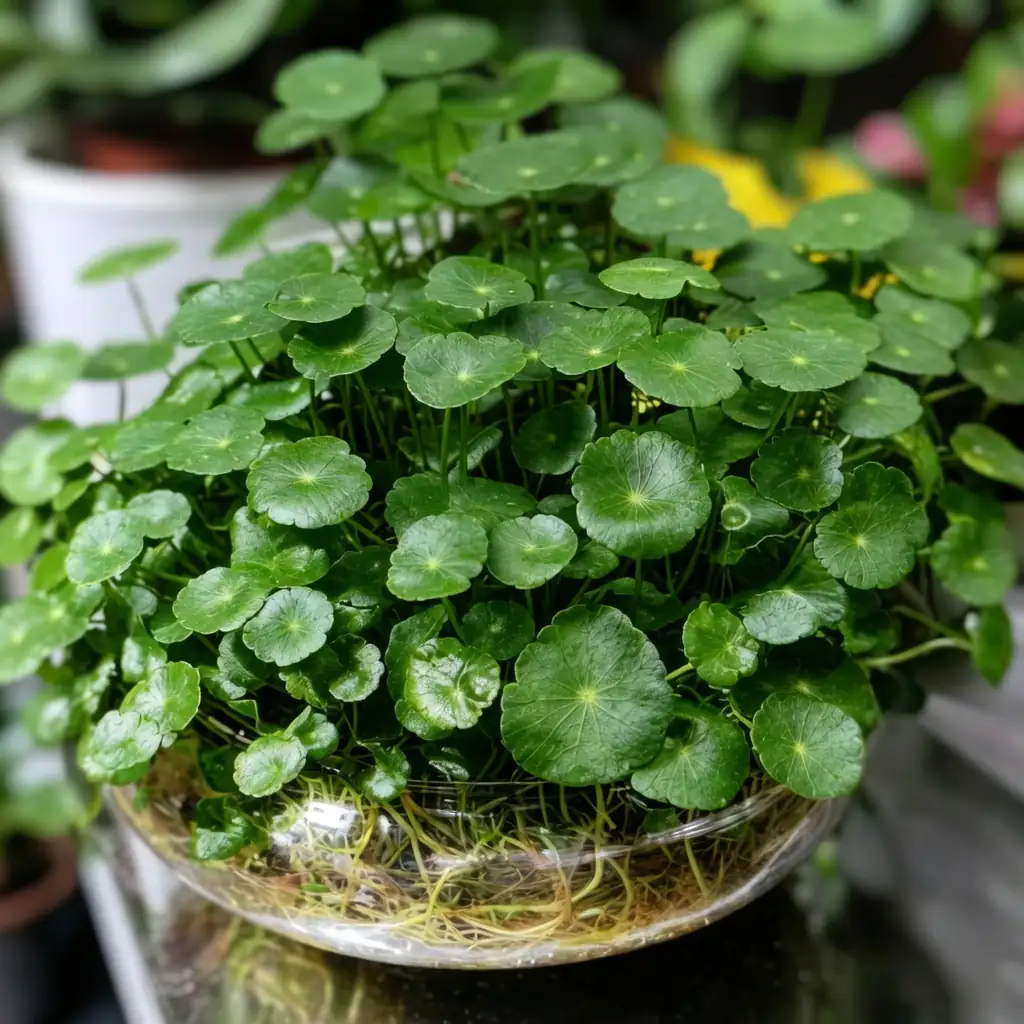బ్రెజిలియన్ పెన్నీవోర్ట్ (Hydrocotyle umbellata) — వివరం