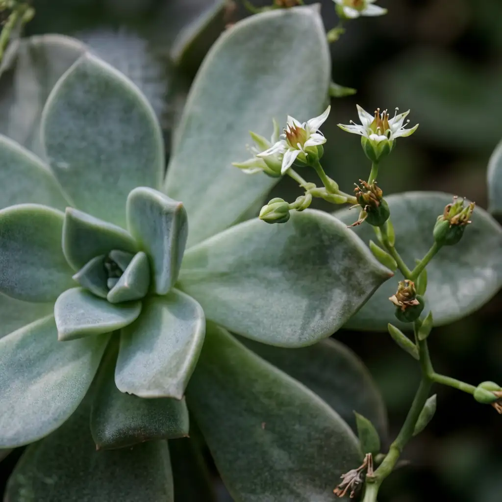 石莲花 (Echeveria elegans) — 细节