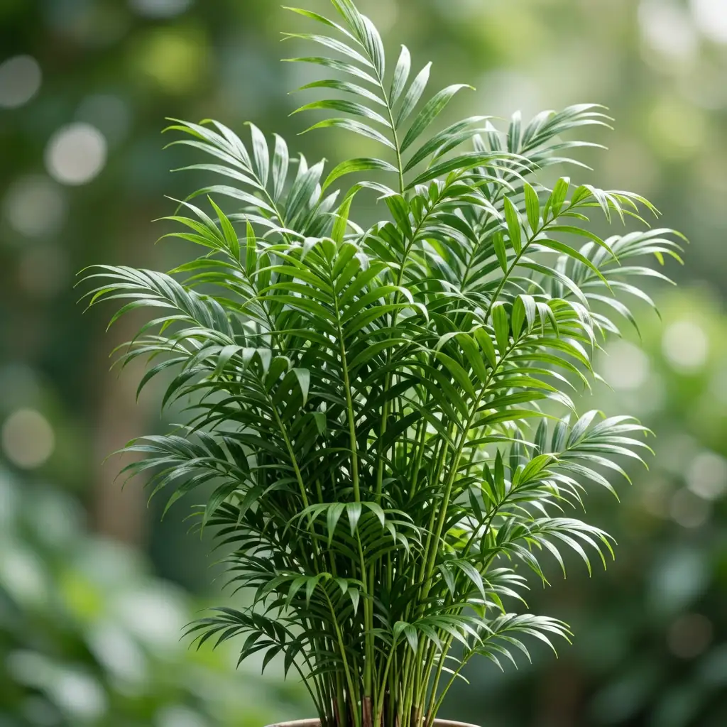 袖珍椰子 (Chamaedorea elegans) — 细节