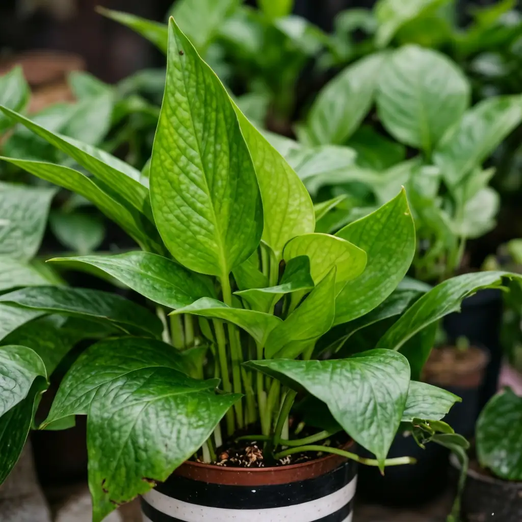Golden Pothos (Epipremnum aureum) — main view