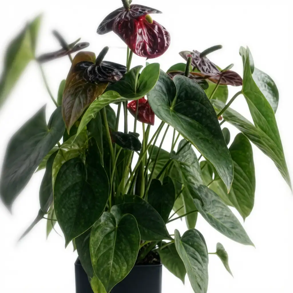 “黑皇后” 花烛 (Anthurium andraeanum (cultivar group)) — 细节