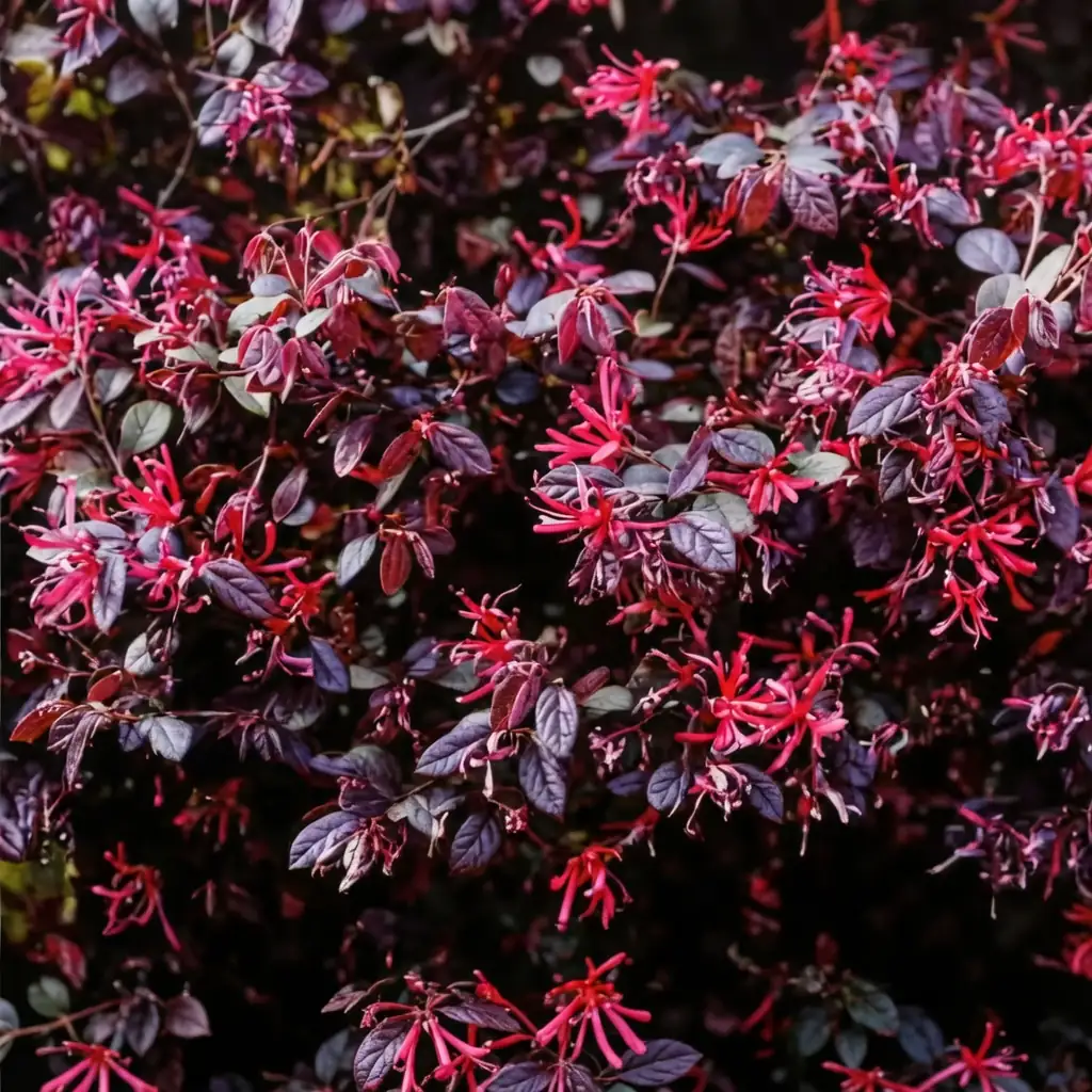 红花檵木 (Loropetalum chinense var. rubrum) — 特写