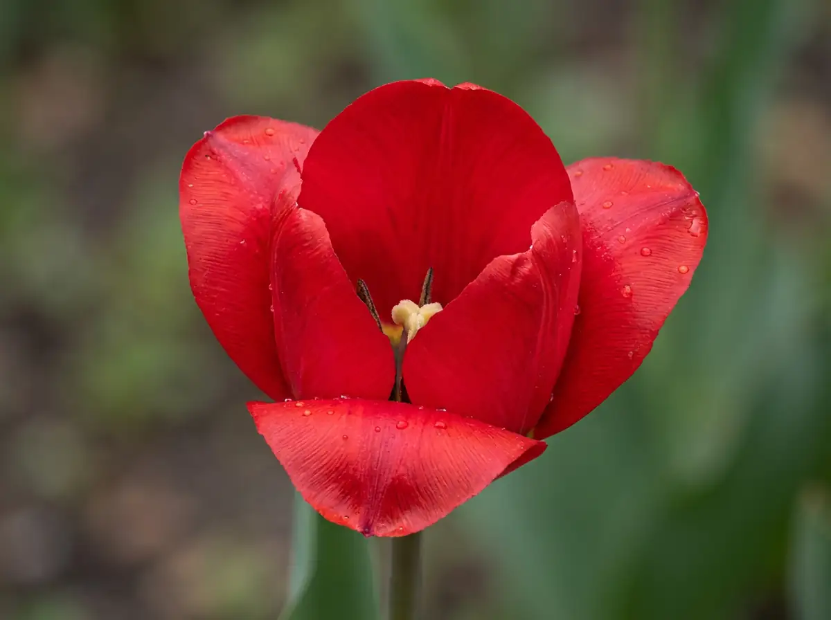 郁金香 (Tulipa spp.) — 特写