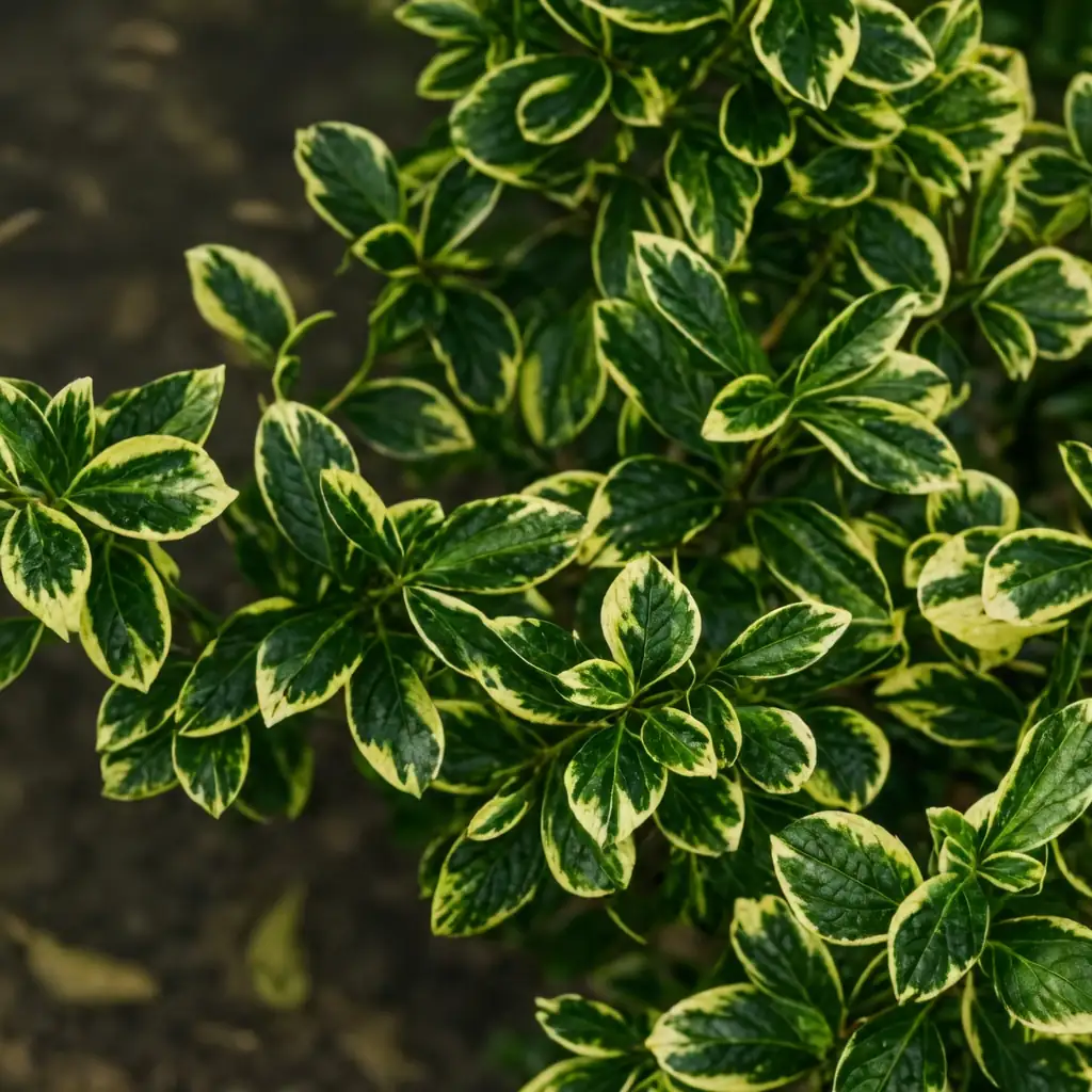 Japanese Spindle (Euonymus japonicus) — detail