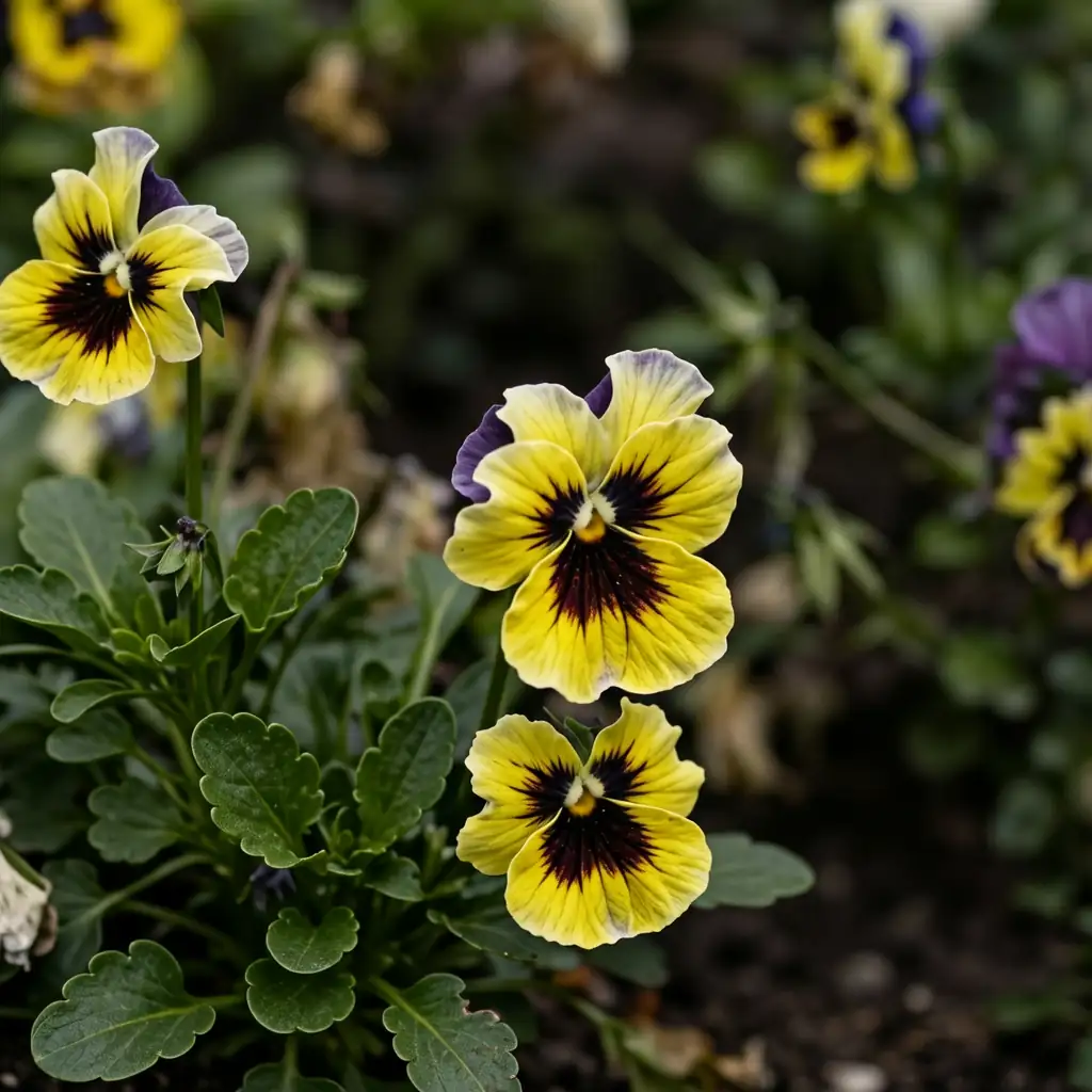 角堇 (Viola cornuta) — 环境展示