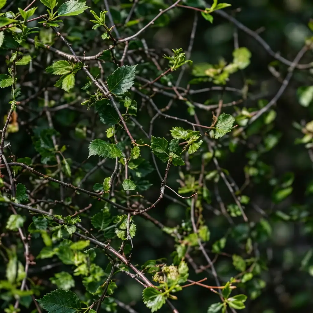 千叶吊兰 (Muehlenbeckia complexa) — 特写