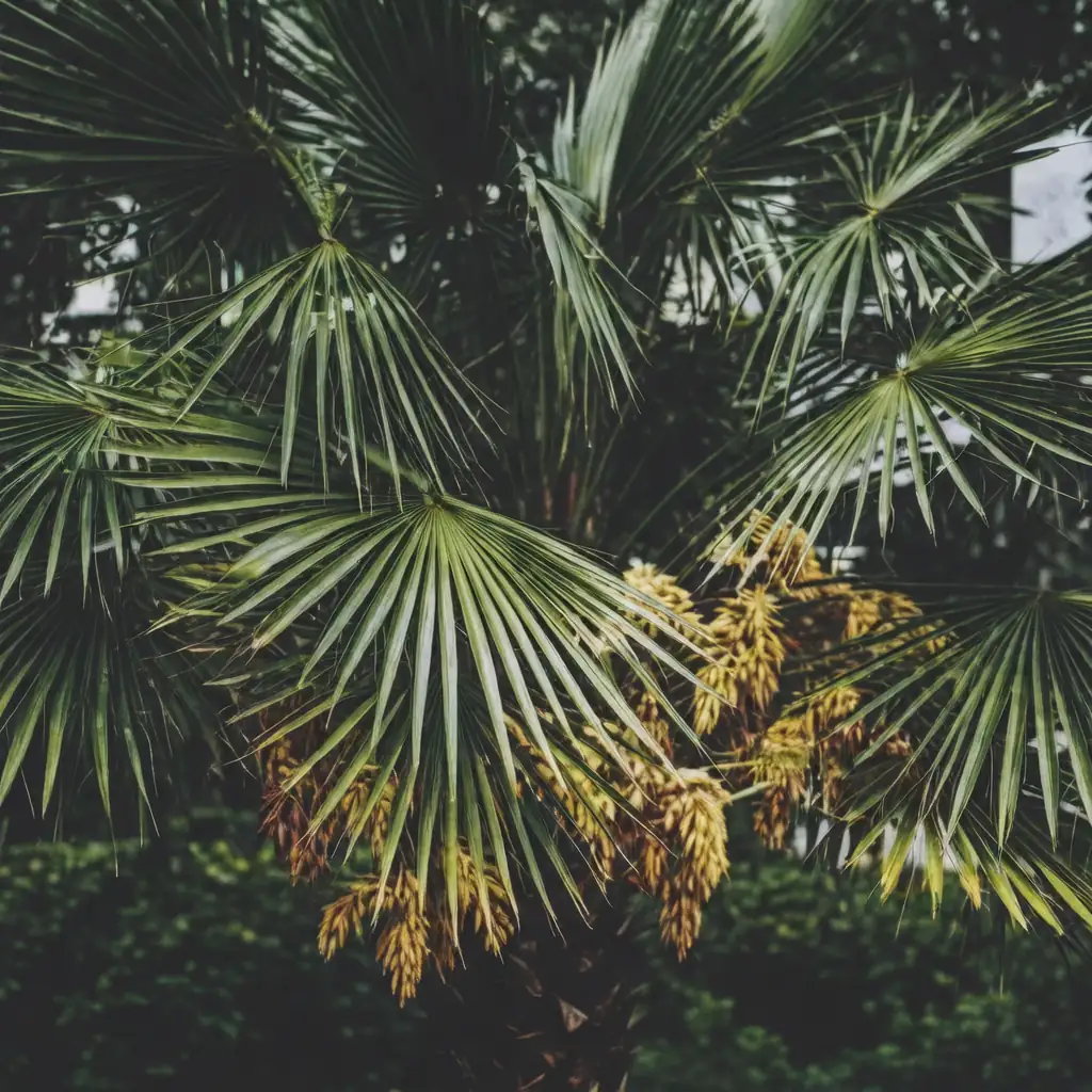 棕榈 (Trachycarpus fortunei) — 细节
