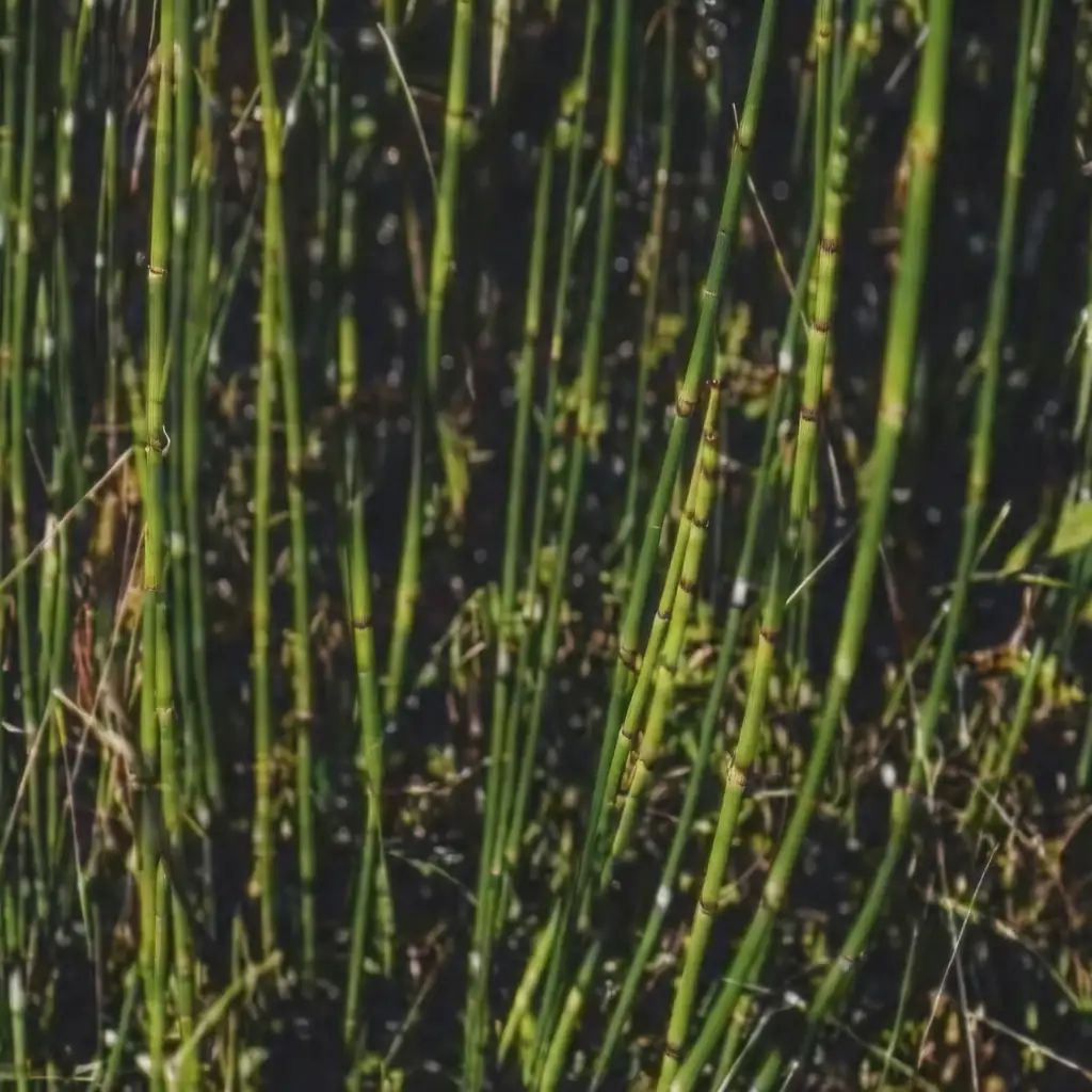 木贼 (Equisetum hyemale) — 特写