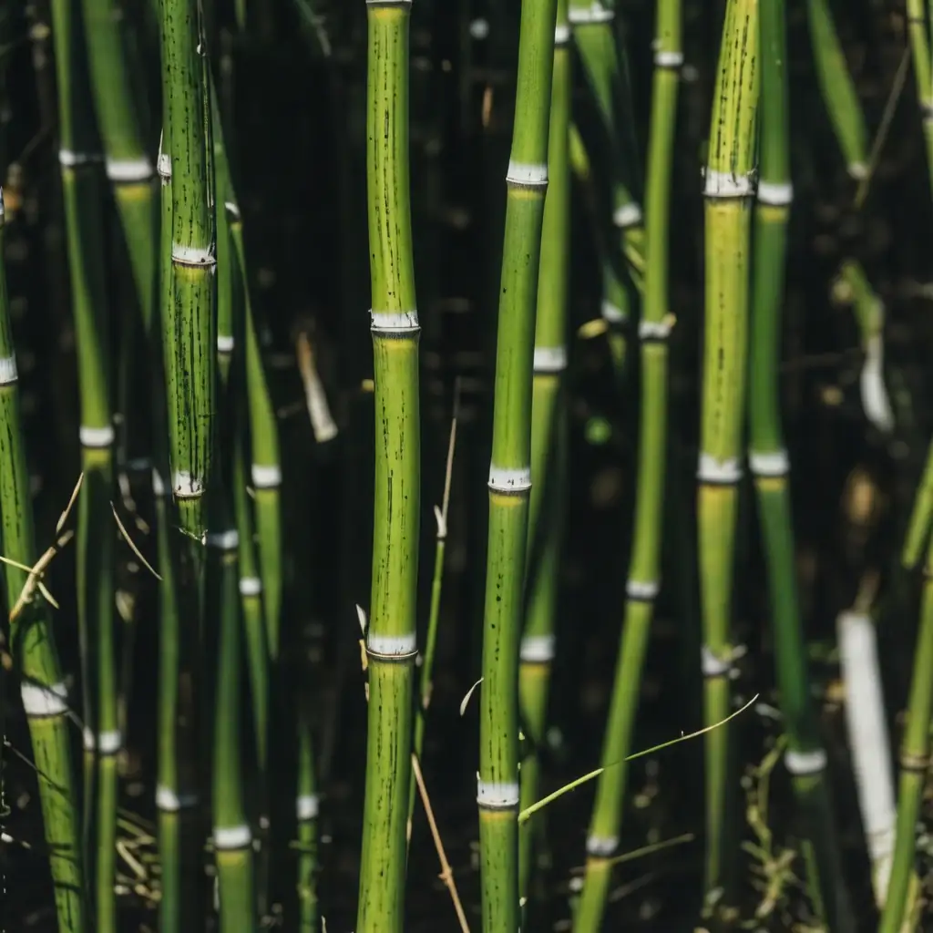 木贼 (Equisetum hyemale) — 细节