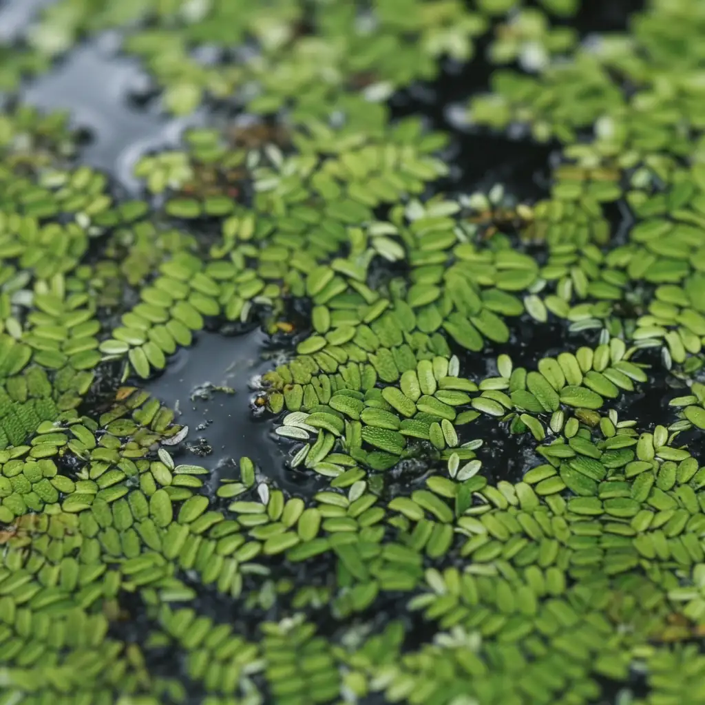鳞叶萍 (Salvinia natans) — 细节