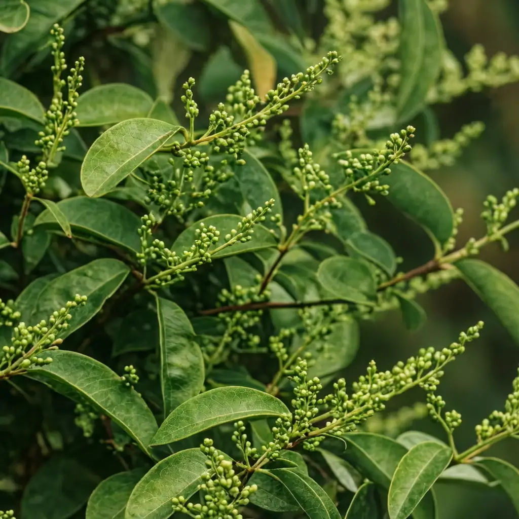 小叶女贞 (Ligustrum quihoui) — 特写