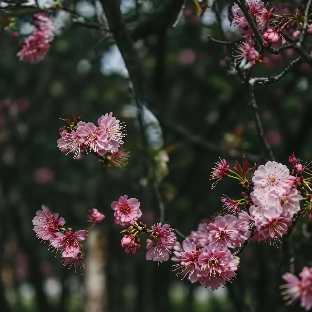 日本晚樱 (Prunus lannesiana) — 细节