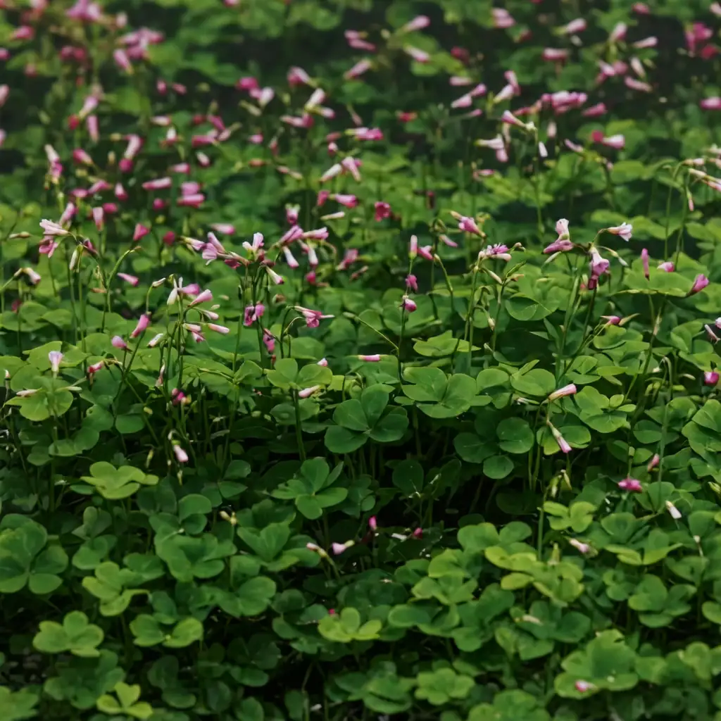 红花酢浆草 (Oxalis corymbosa) — 细节