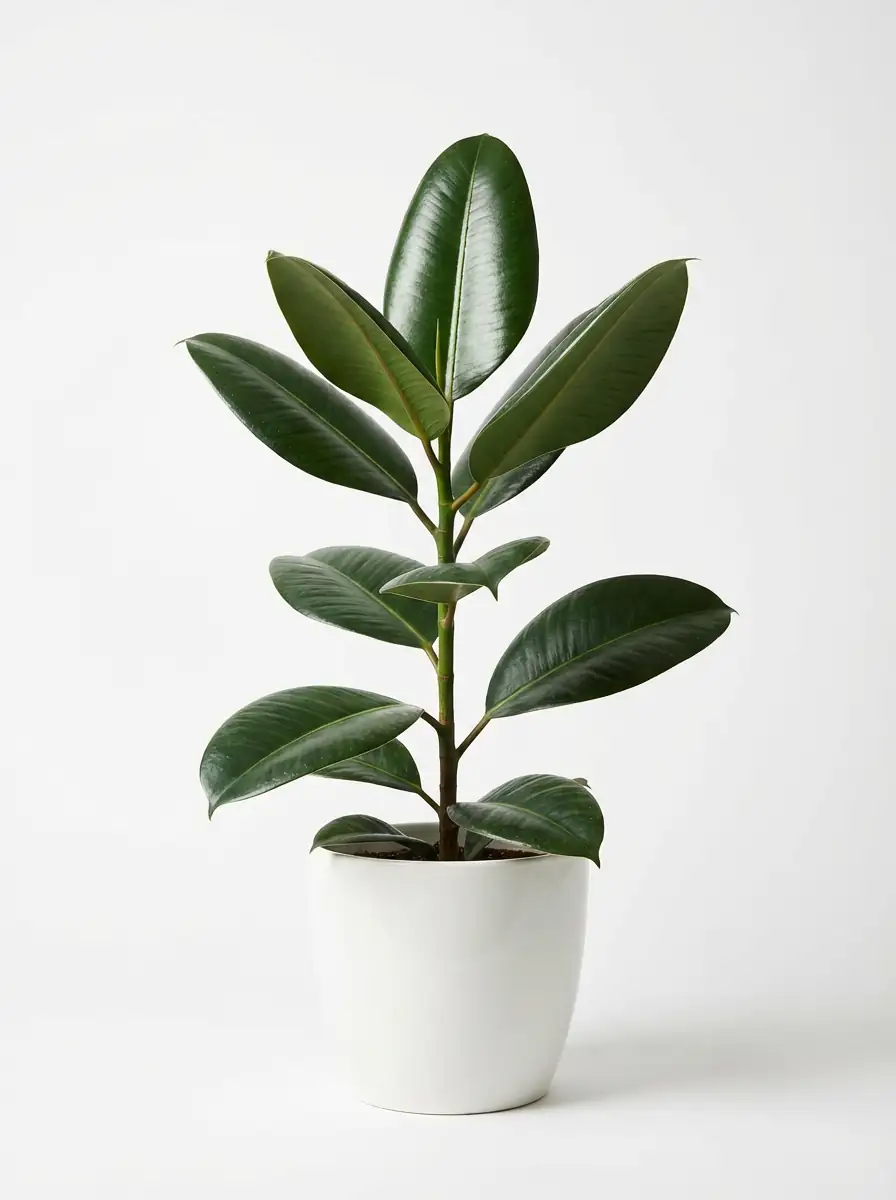 橡皮树 (Ficus elastica Roxb. ex Hornem.) — 细节