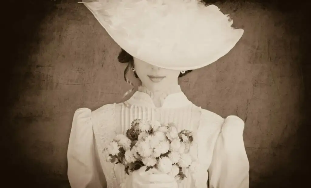 Victorian bouquet with rosemary