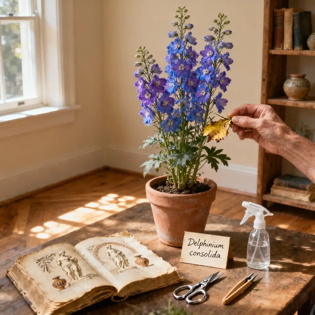 ancient greek delphinium art