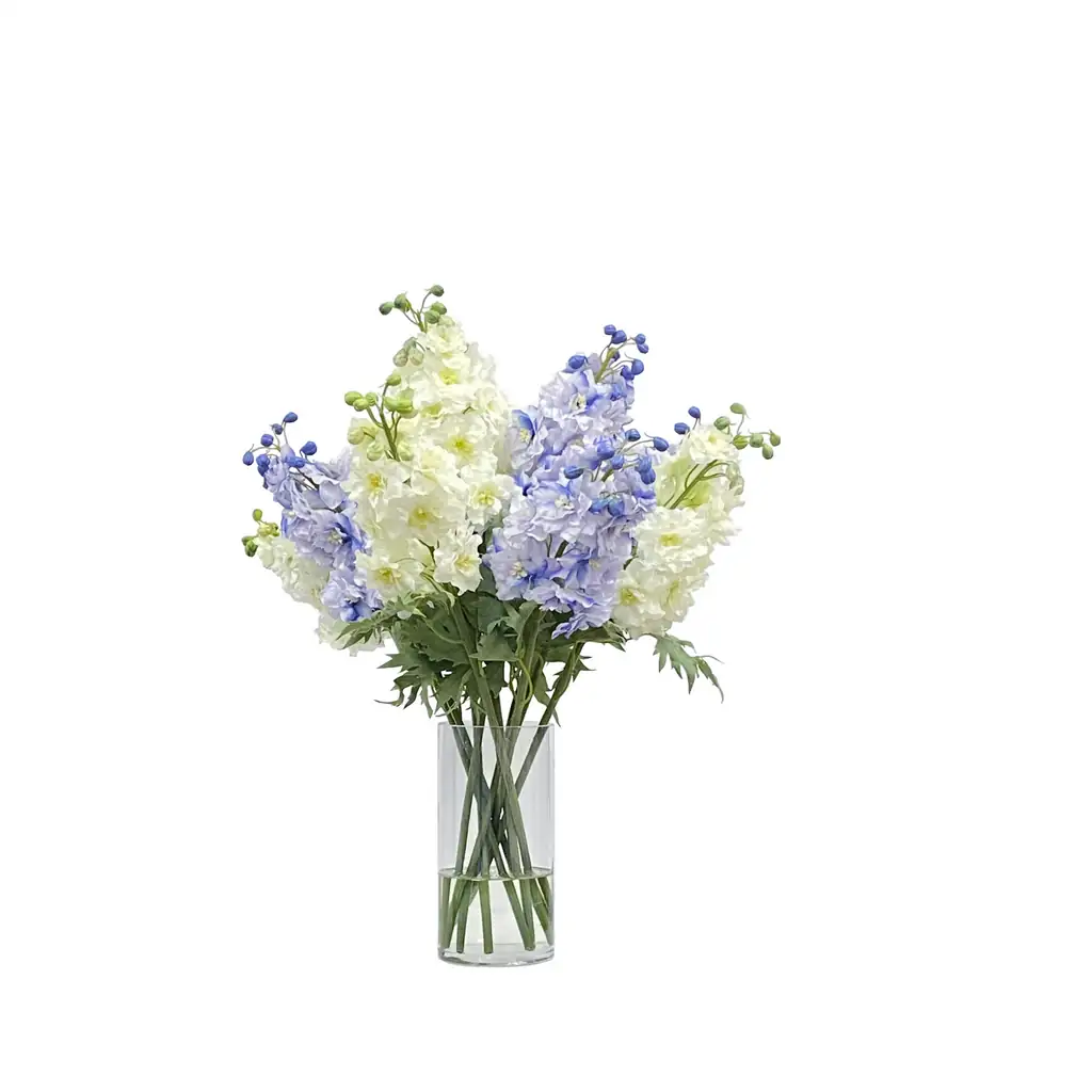delphinium tall vase decor