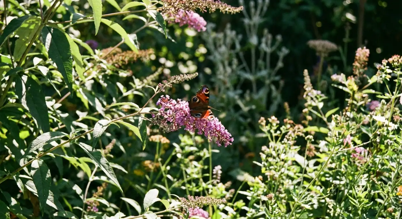 Butterfly on Buddleja davidii