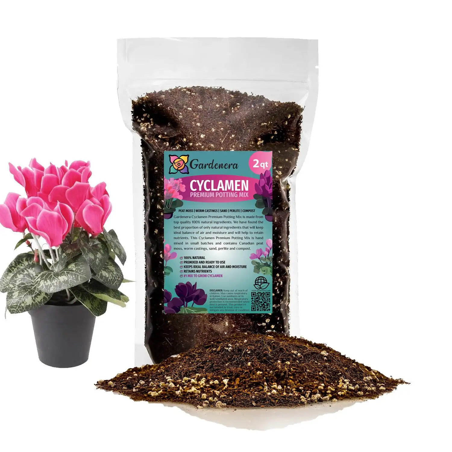 cyclamen potting soil mix