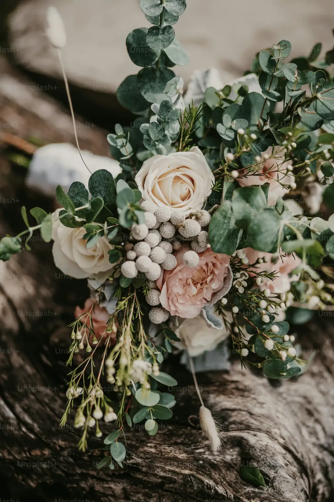 globe amaranth dried arrangement