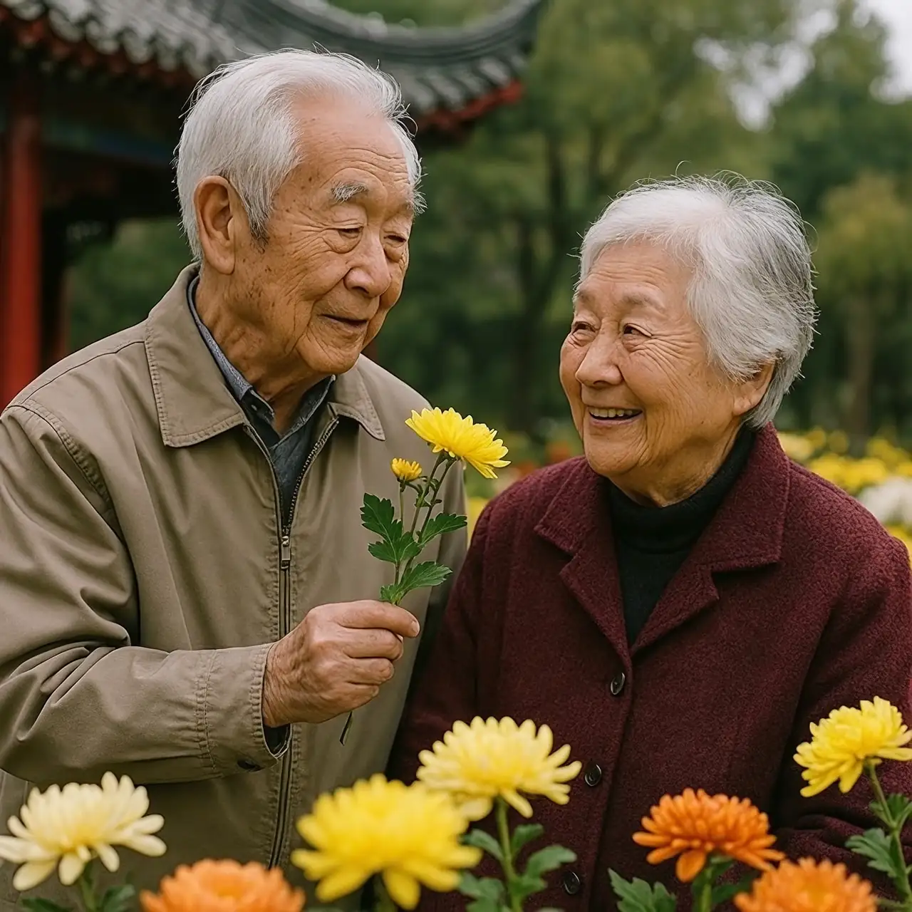 chinese double ninth festival chrysanthemum