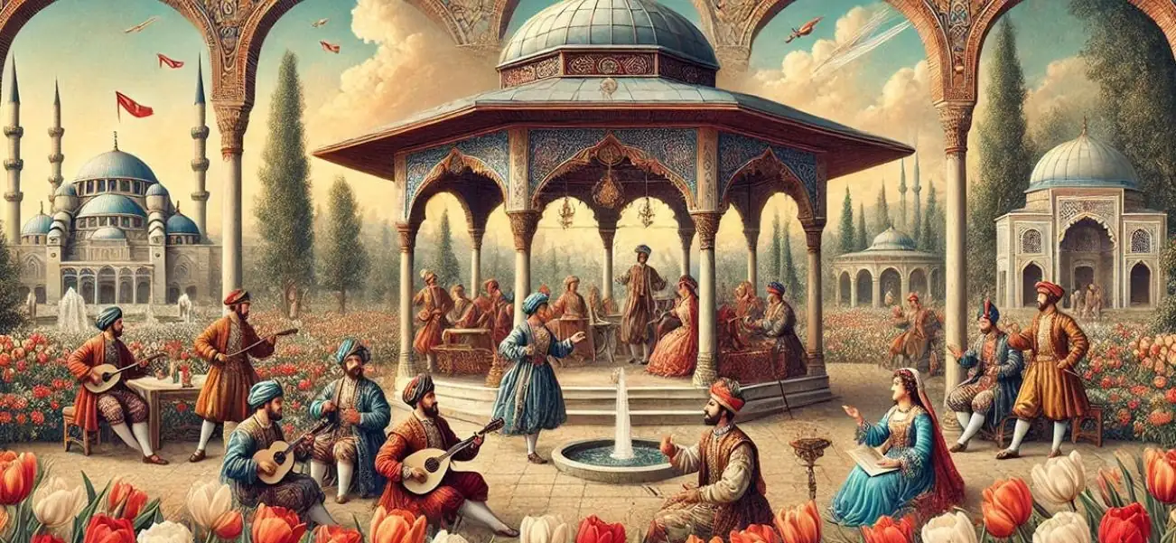 Ottoman garden tulips historical