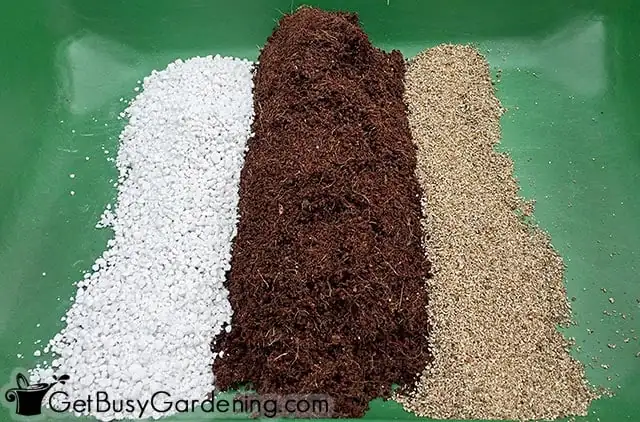 houseplant soil mix ingredients