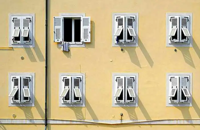 open windows with cross breeze