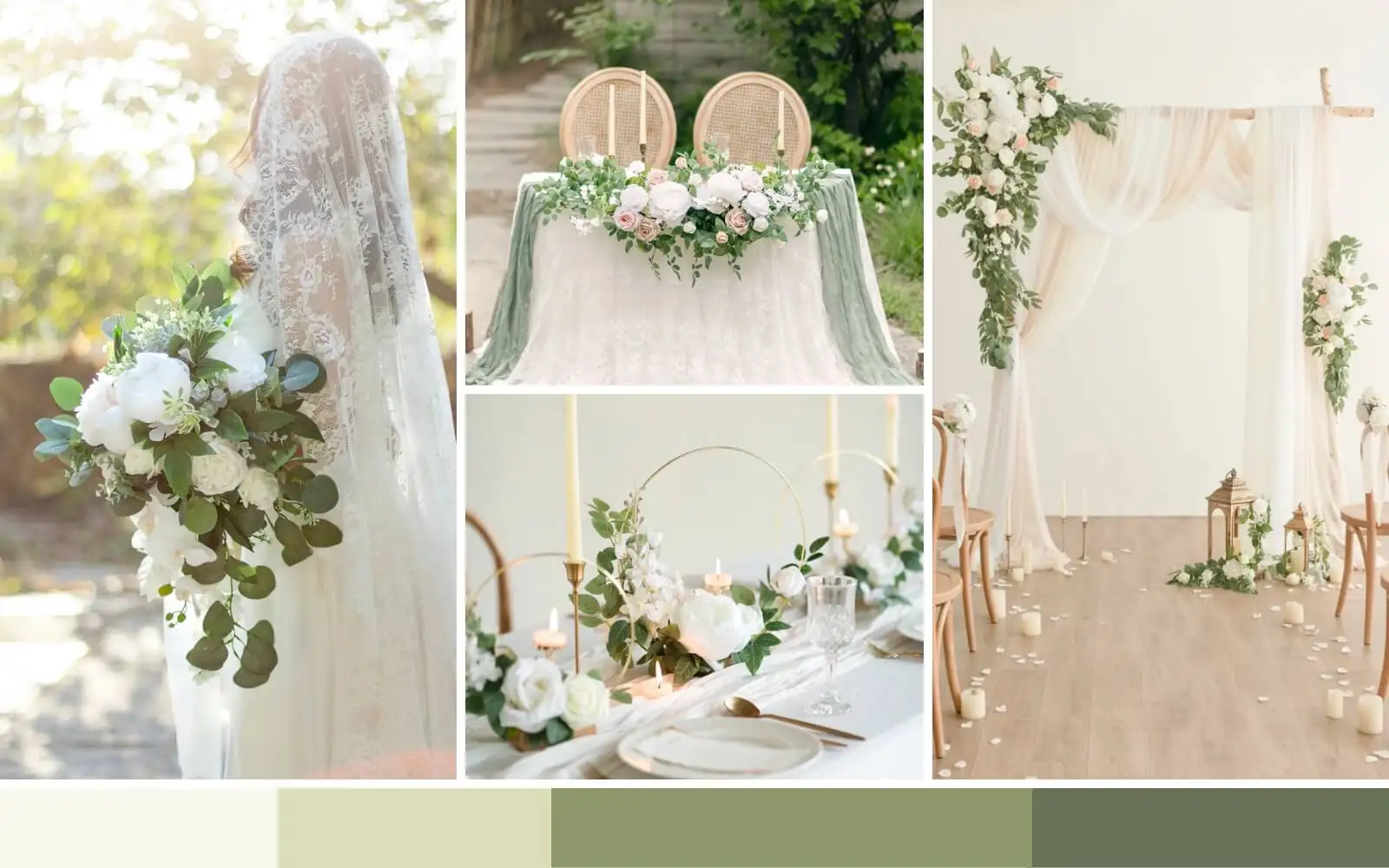 scarlet sage wedding decoration