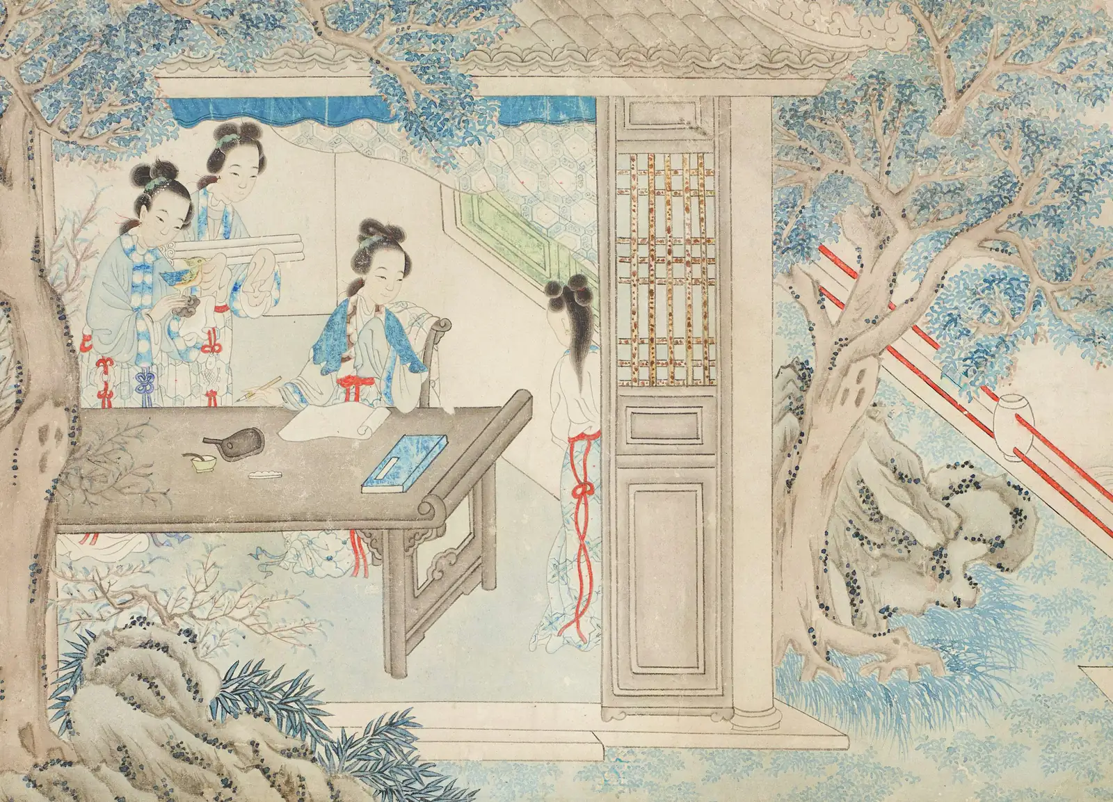 daylilies in traditional Chinese art