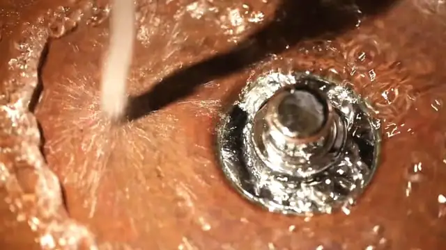 flushing soil in sink