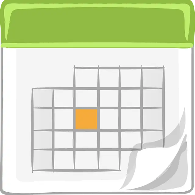 calendar with plant fertilizing schedule