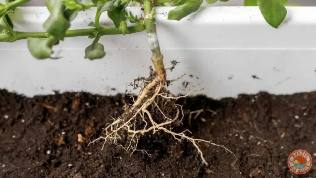 overwatered plant soil soggy