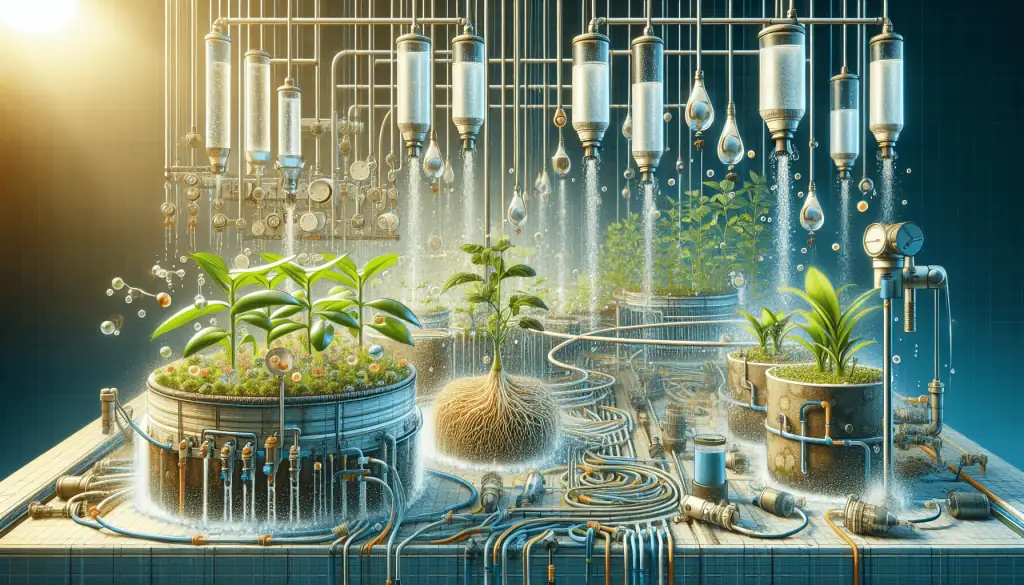 watering plant base technique
