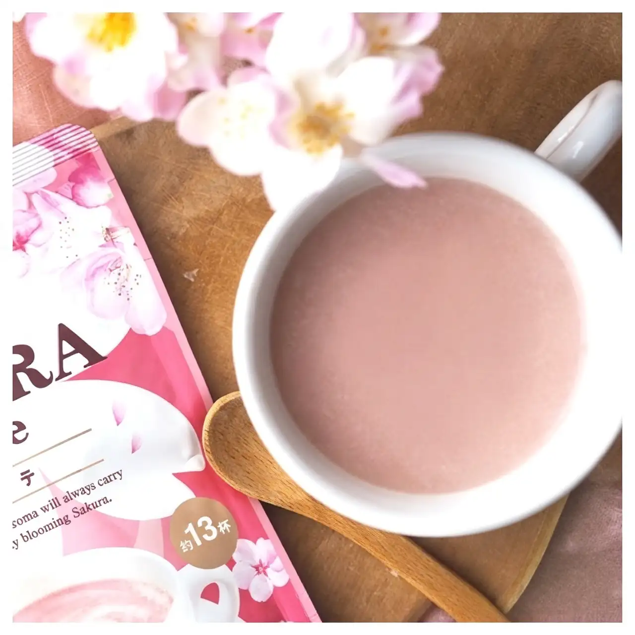 sakura tea preparation