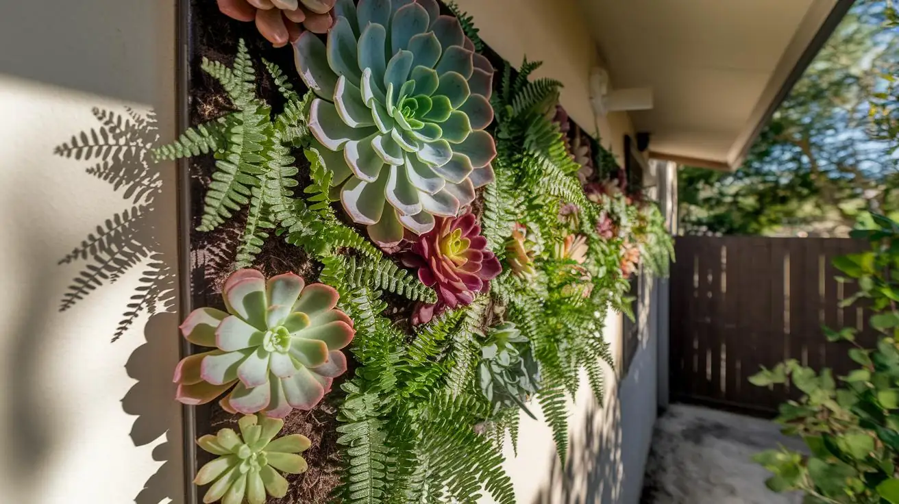 sedum vertical garden wall