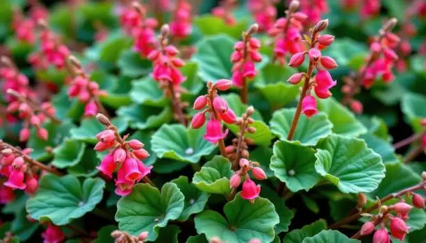 coral bells flower close-up