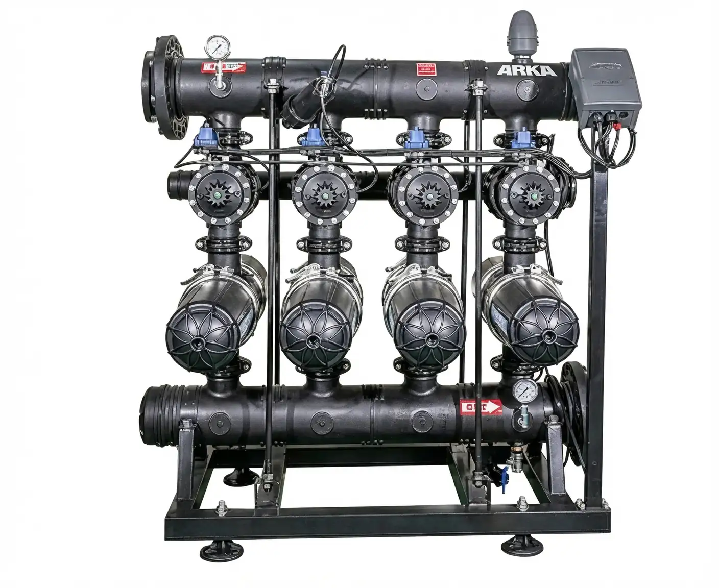 irrigation system filter cleaning