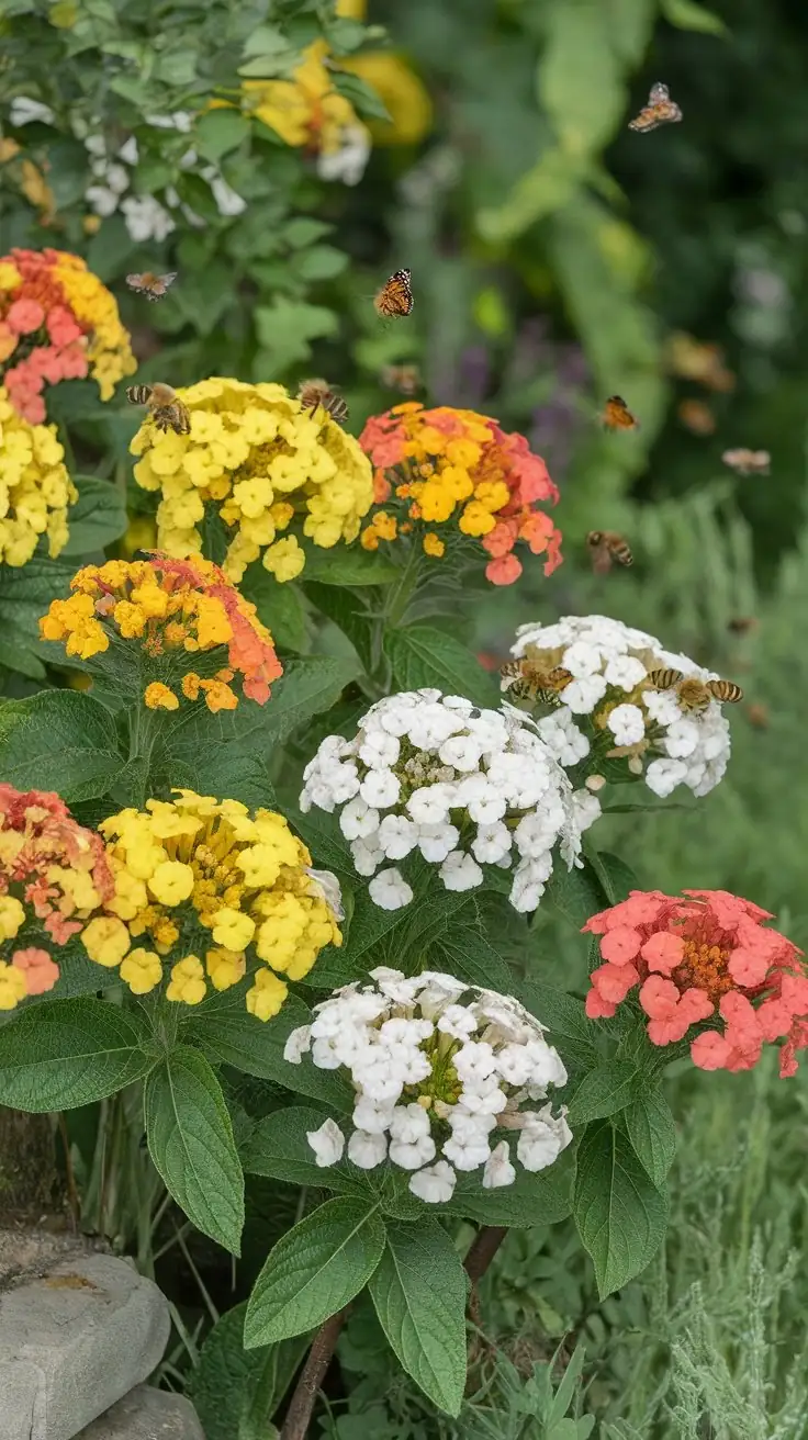 lantana attracting pollinators