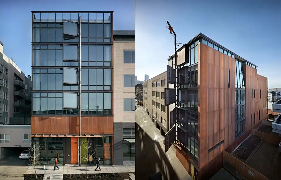 cross-ventilation balcony windows