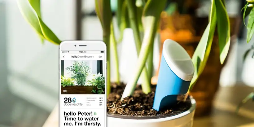 smart gardening device with app