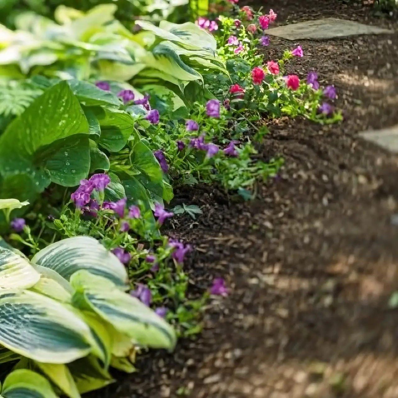 torenia in shaded garden
