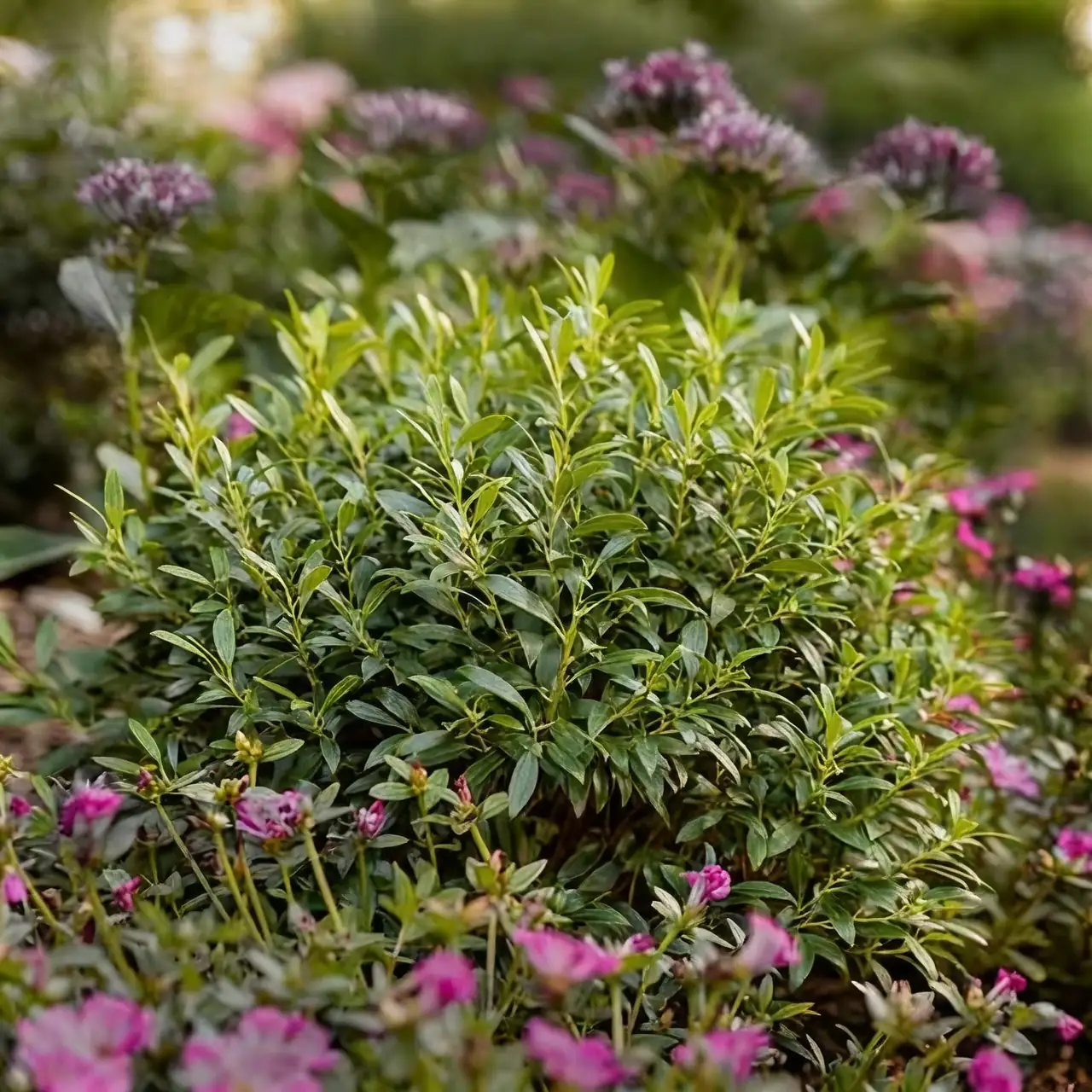 holly plant in garden setting