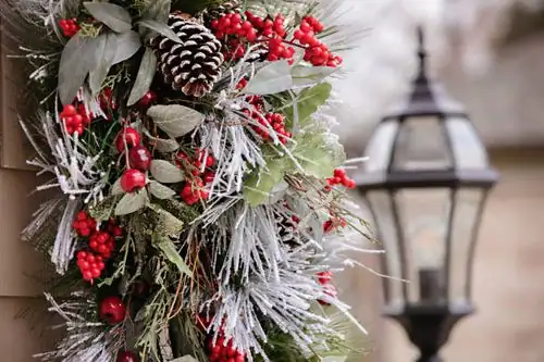 holly outdoor decorations