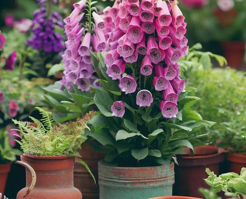 foxglove in container