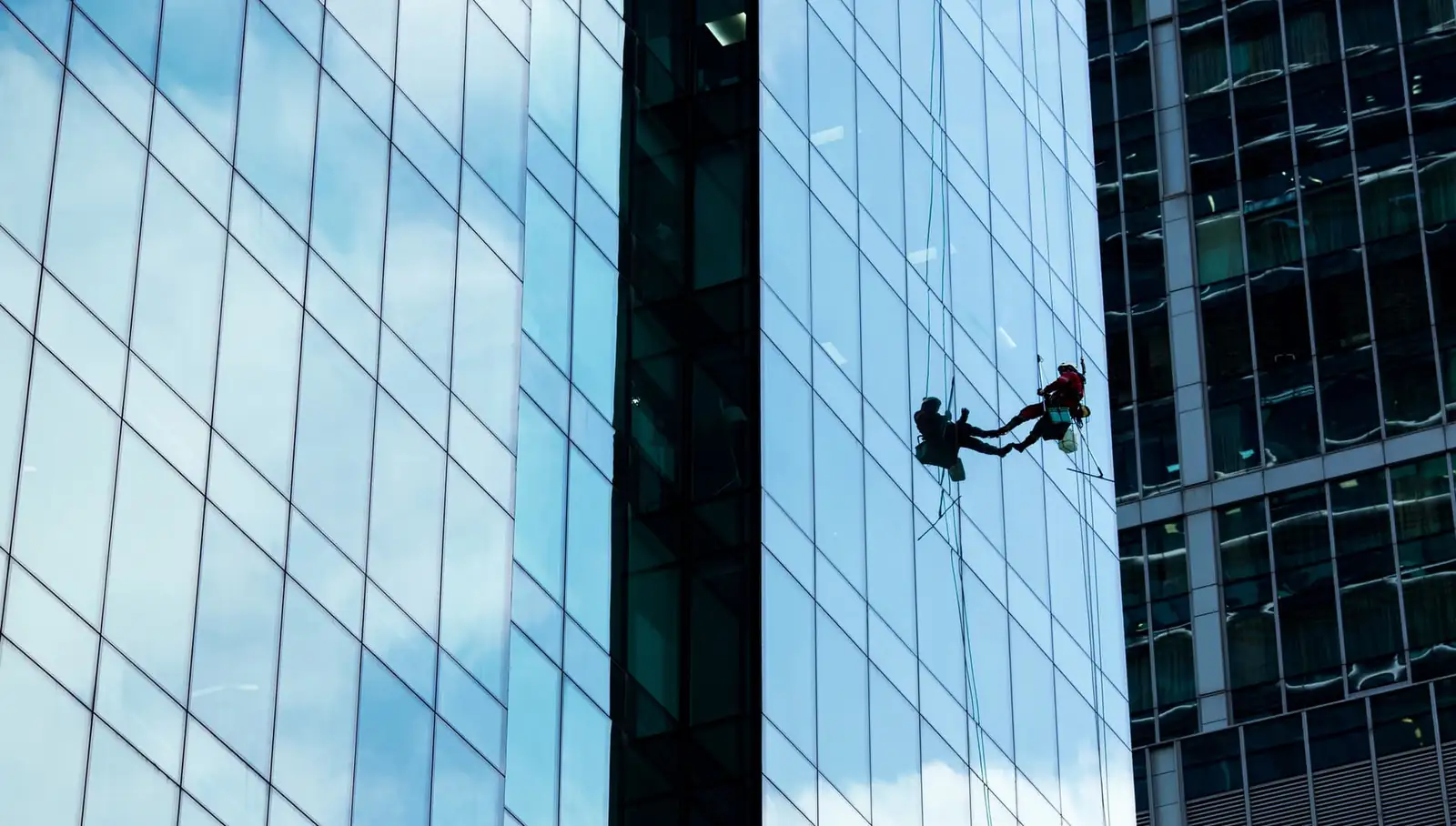 self-cleaning glass skyscraper