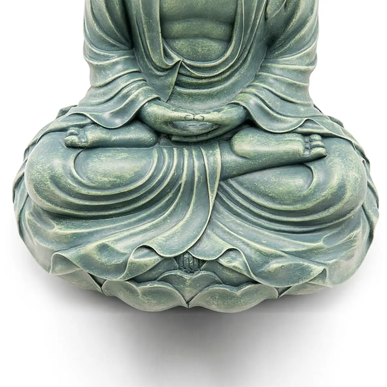 Buddha on lotus throne