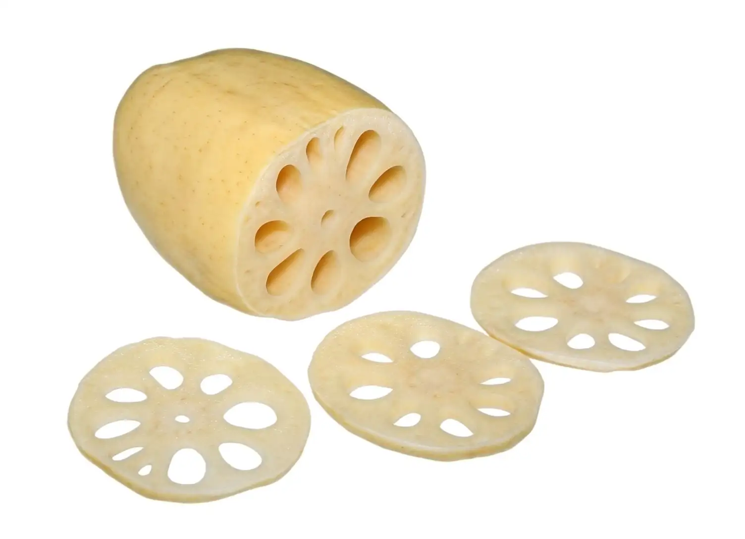 lotus rhizome sliced