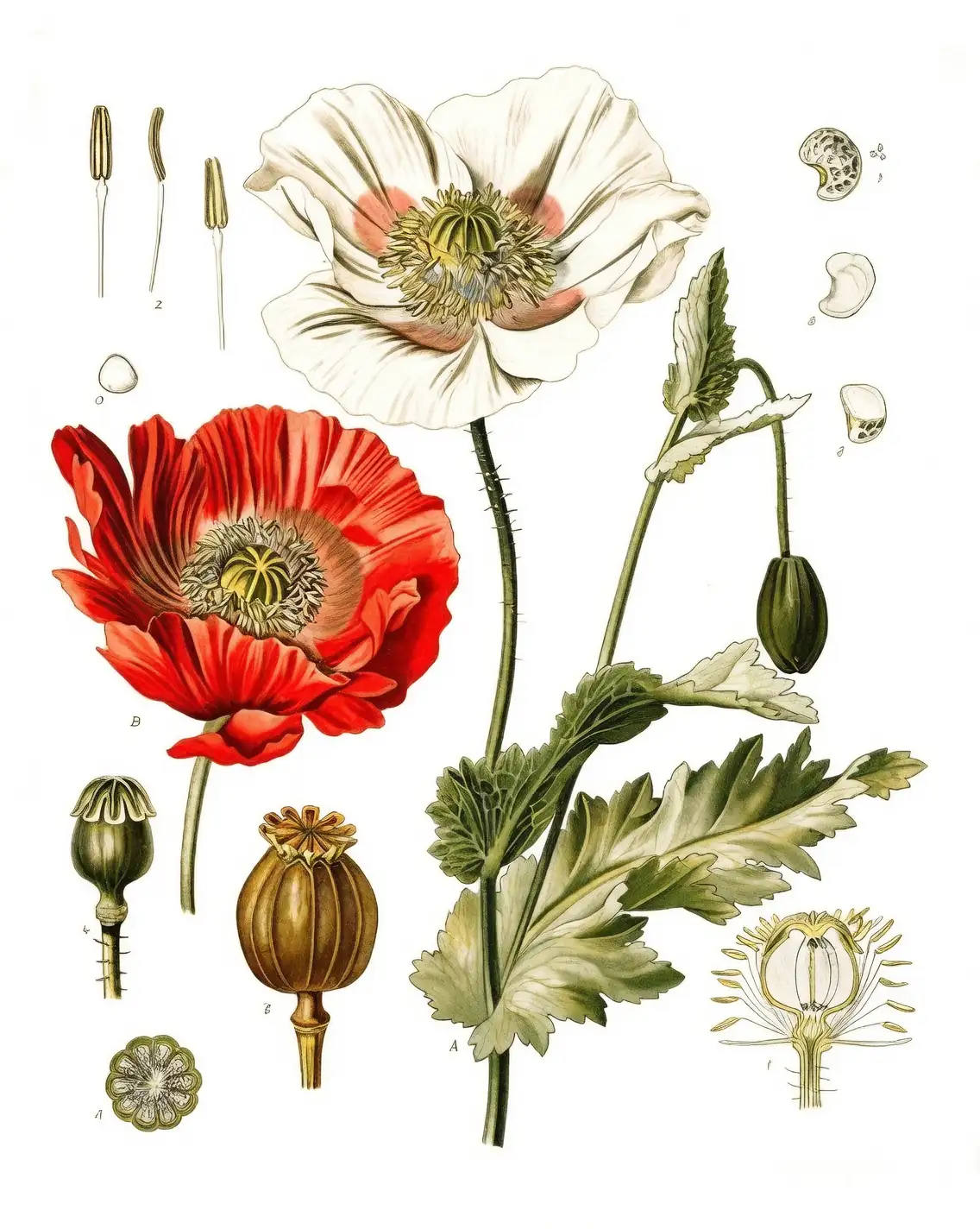 historical opium poppy cultivation