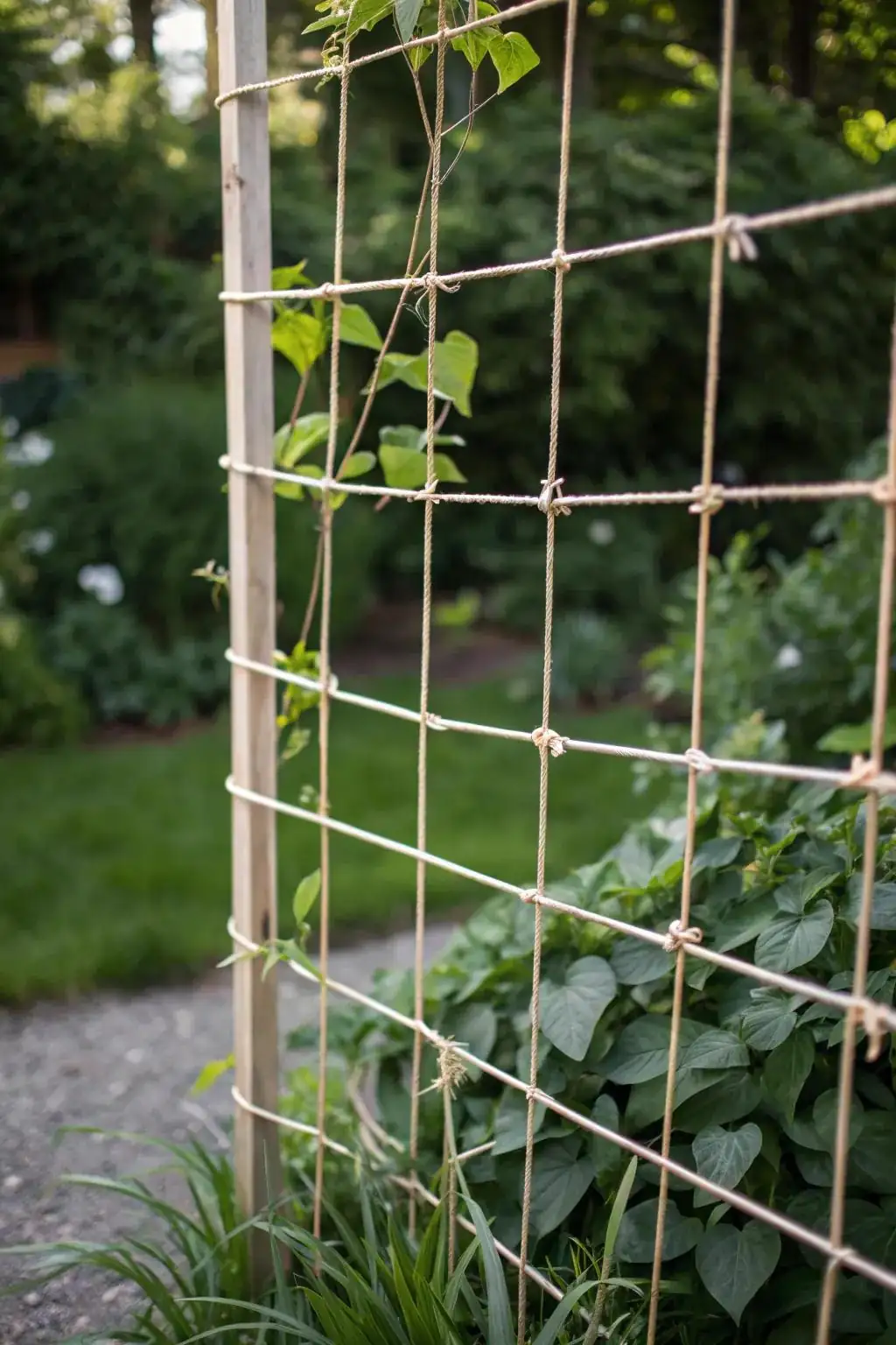 sweet pea climbing trellis
